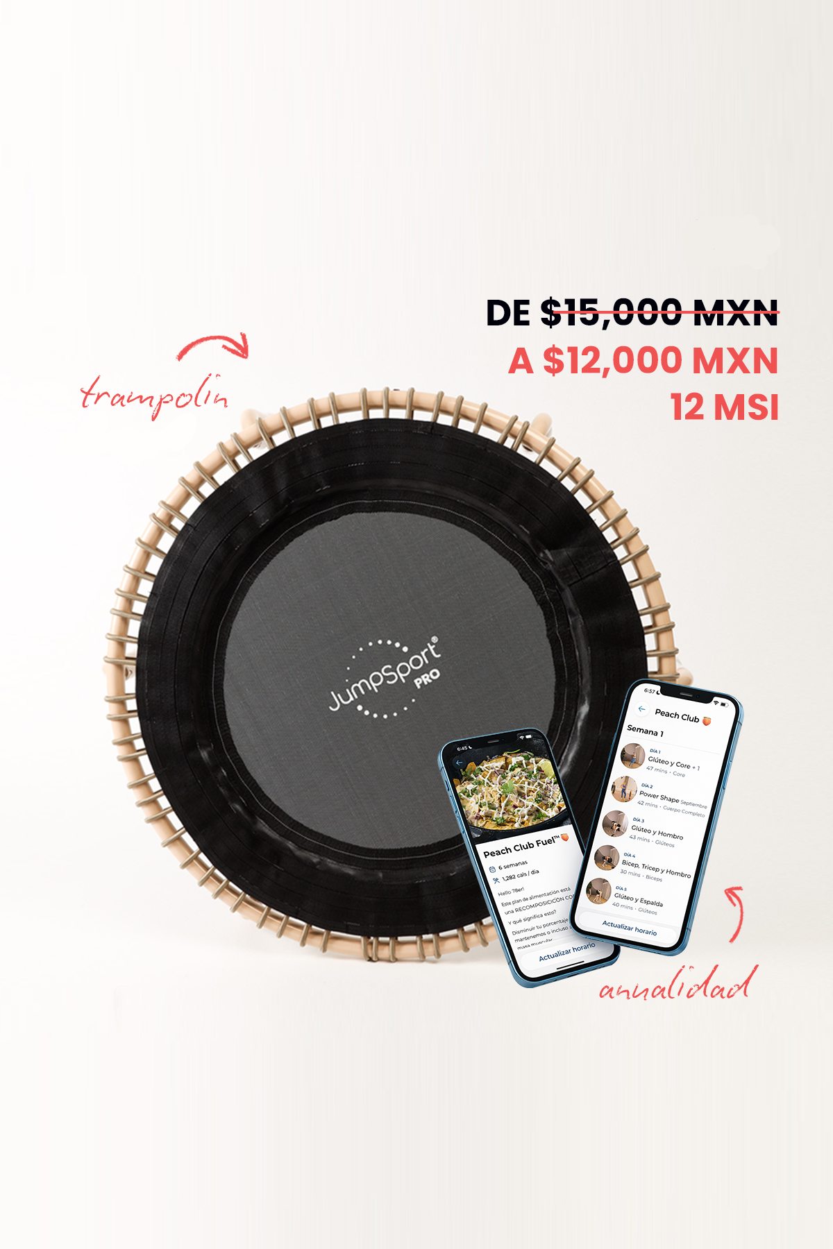 Anualidad Fit Seven Eight + Trampolín Sand